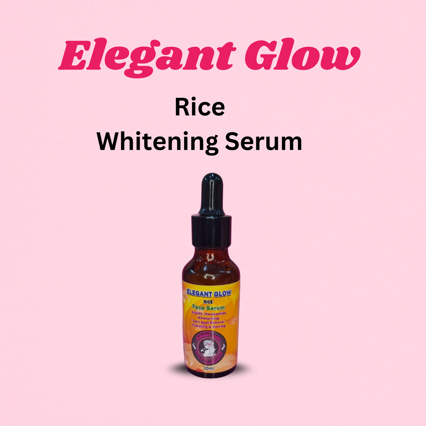 Elegant Glow Rice Whitening Serum