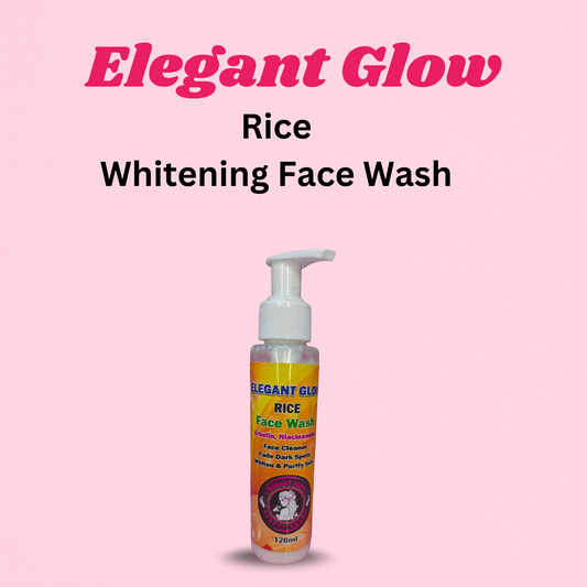 Elegant Glow Rice Whitening Facewash