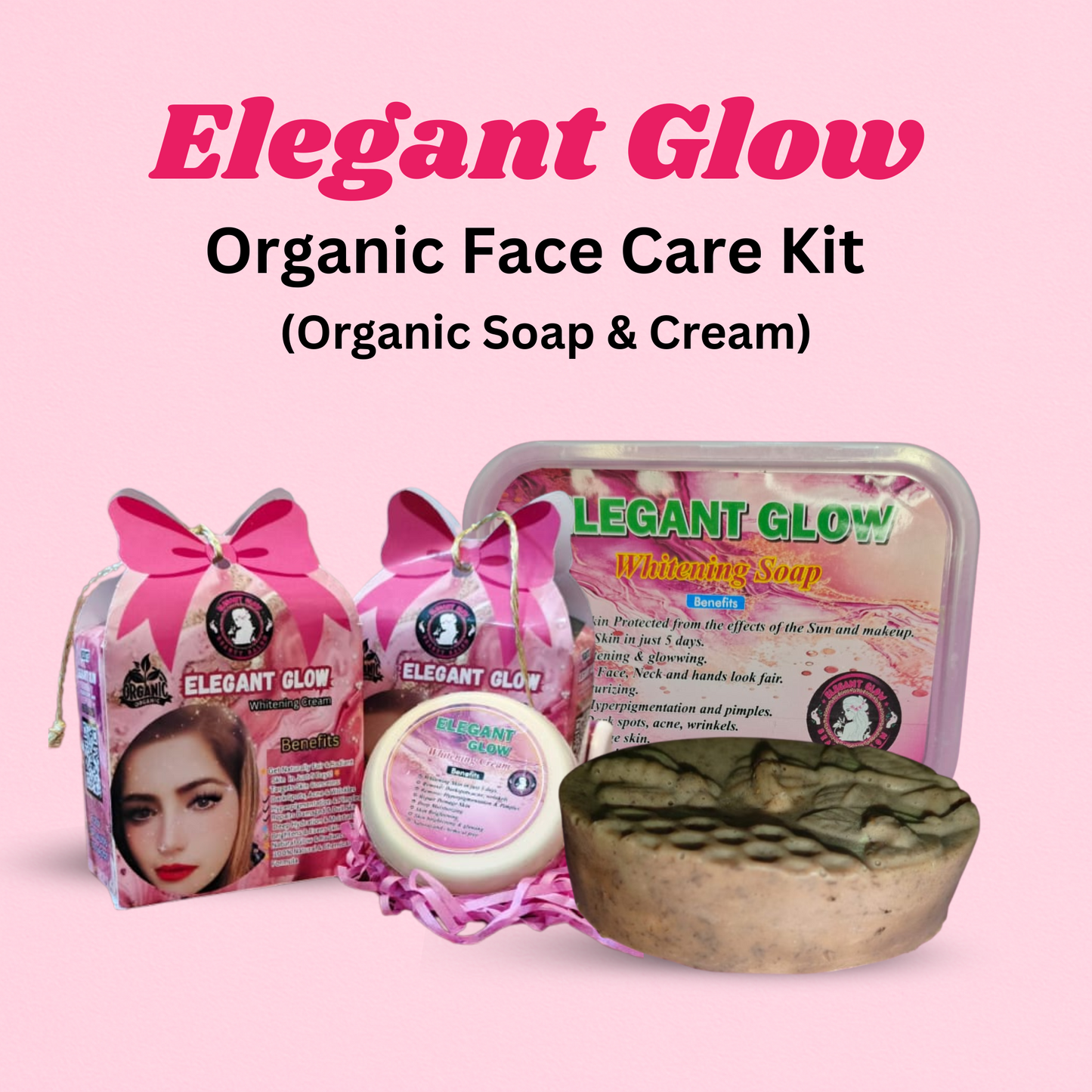 Organic Whitening Kit ( Soap & Cream )